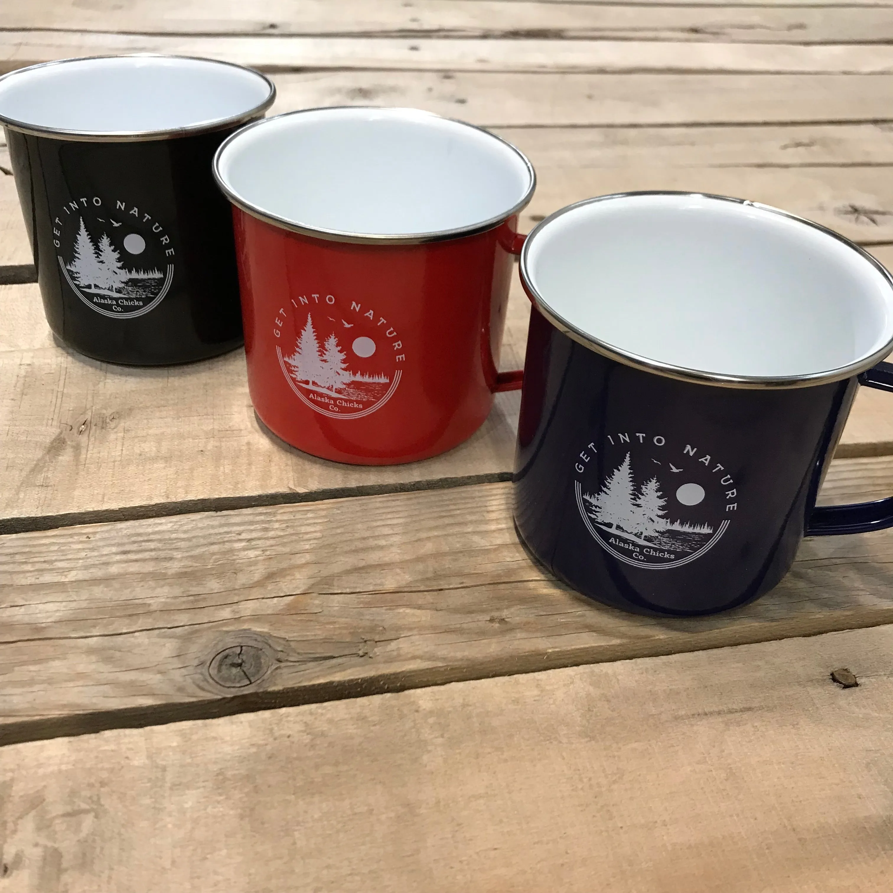 Wholesale Overstock: Get Into Nature Camping Mugs