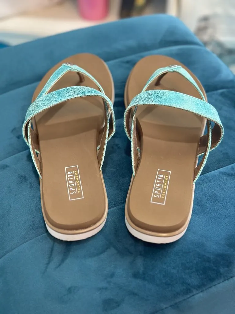 YELLOW BOX - SHAYNE in Turquoise